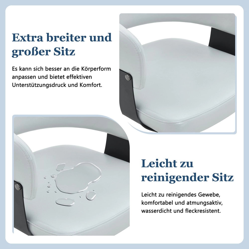 Sedie da Pranzo Set 2 Pezzi Stile Retro ¨C MINIMAL ¨C Similpelle, Braccioli, Gambe in Metallo