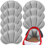 Set di cuscinetti per la protezione delle piante dei piedi contro lo scivolamento e lo sfregamento, adatto per stivali e scarpe libere, migliora l'adattamento della calzatura - Grigio.