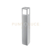 GES341- PALETTO 1 LUCE ATTACCO E27 GRIGIO ALLUMINIO H.65CM IP54