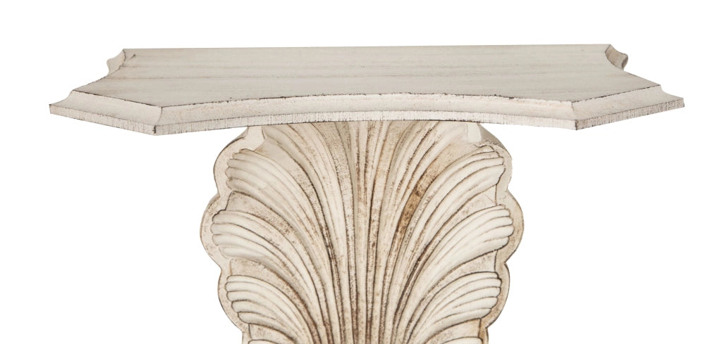 Biscottini MENSOLA A MURO IN LEGNO FINITURA BIANCO ANTICATO L39XPR24XH37 cm Made in Italy