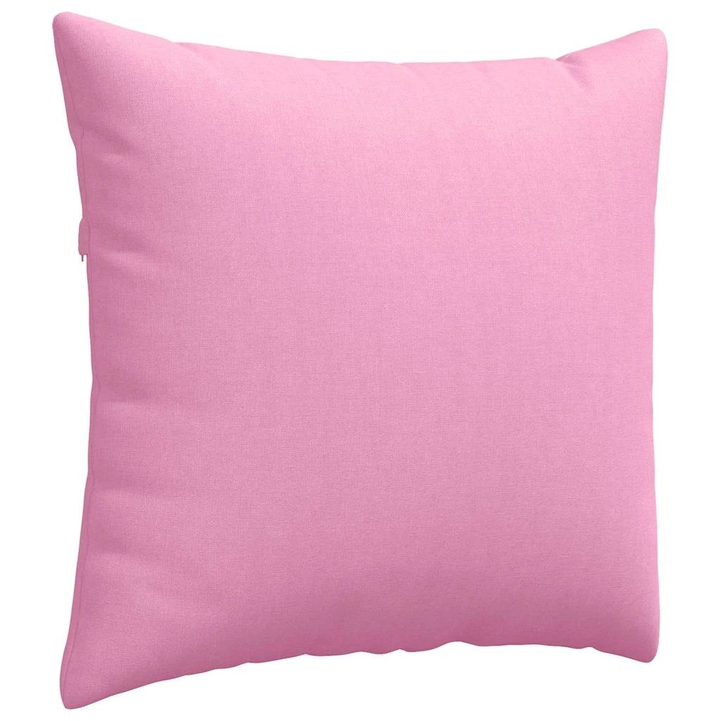 Cuscini da Divano 2 pcs Rosa 45 x 45 cm Tessuto