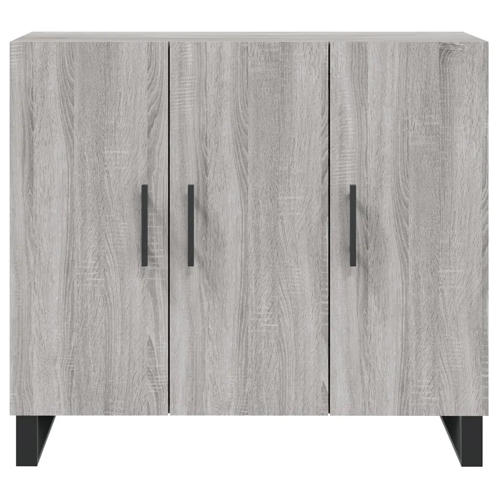 Credenza-Buffet-Armadio da cucina Grigio Sonoma 90x34x80 cm in Legno Multistrato 453351