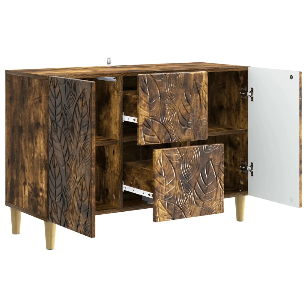 Credenza Rovere Fumo 89 x 34,5 x 60 cm Legno ingegnerizzato 895120