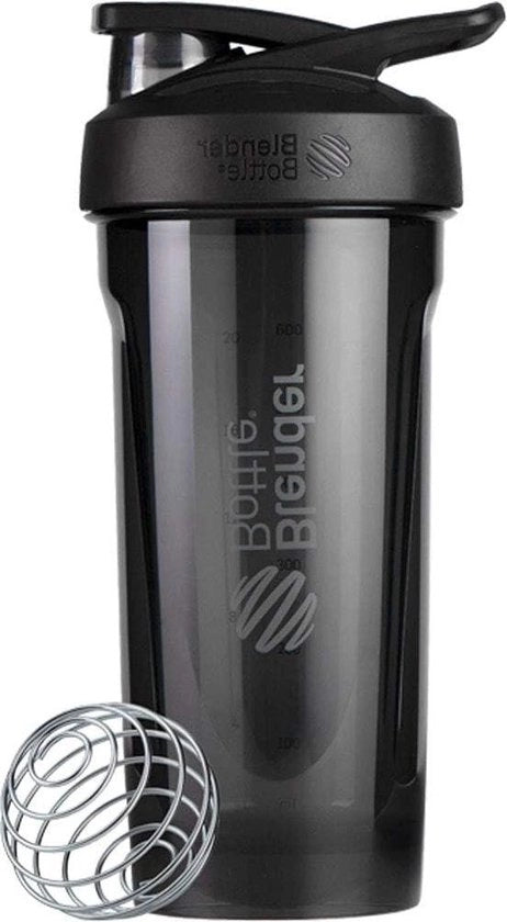 Cup di Shaker per Strada - Ideale per Shaker di Proteine e Pre Allenamento - 28 oz Bicchiere Nero di Proteine