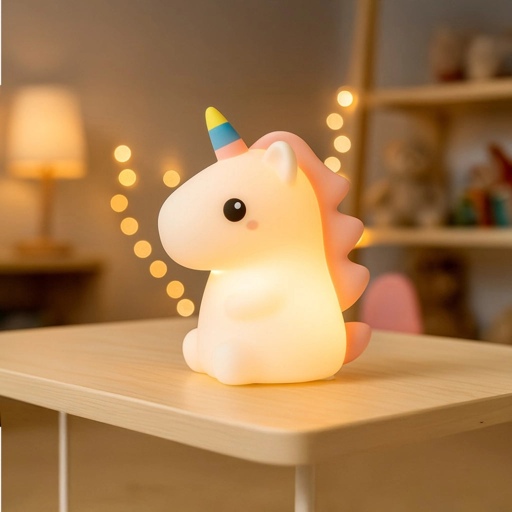 Lampada notte LED 1W RGB 3000K wireless Unicorno Milagro