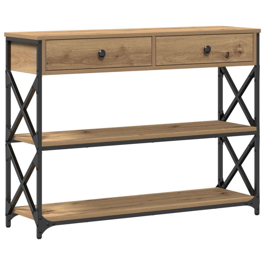 Tavolo Consolle rovere artigianale 100 x 28 x 75 cm 863528