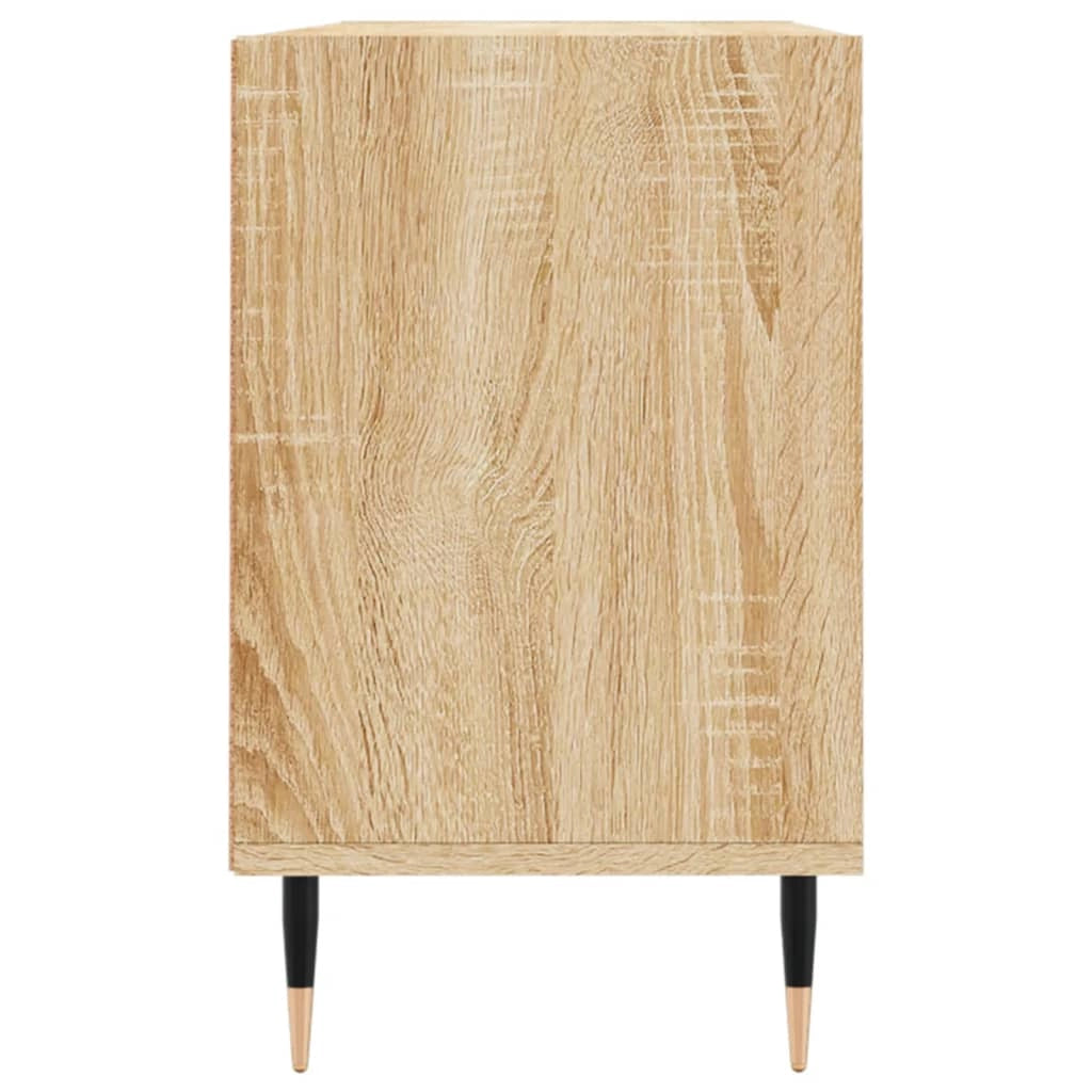 Mobile TV multimediale mensola TV credenza TV sala da pranzo soggiorno camera da letto rovere Sonoma 103,5 x 30 x 50 cm legno ingegnerizzato marrone 02_0027456