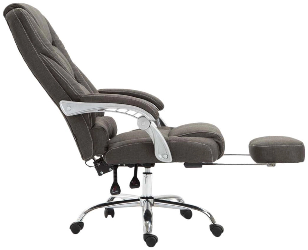 Sedia da ufficio Pacific in tessuto grigio scuro
