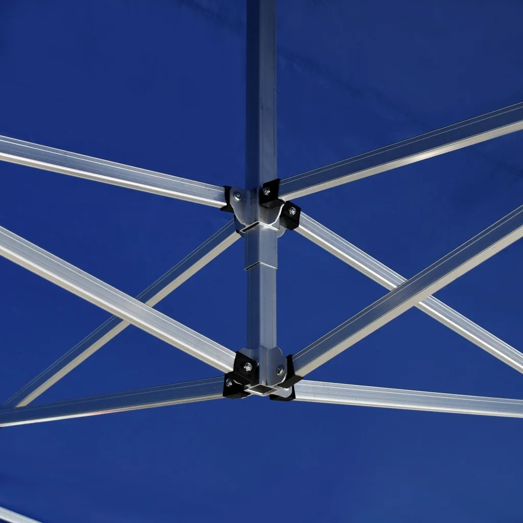 Gazebo Professionale Pieghevole Pareti Alluminio 4,5x3m Blu 45497