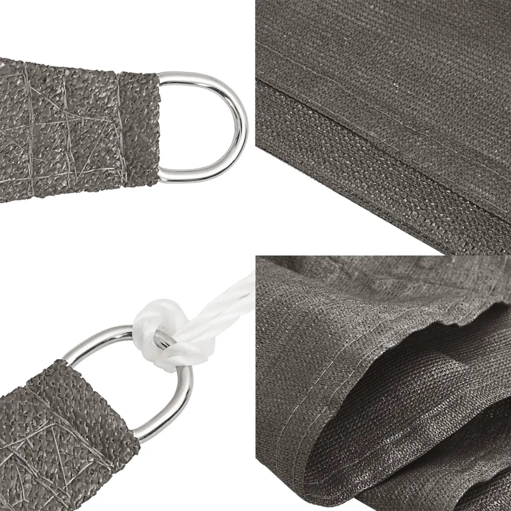 Vela Parasole 160 g/mÂ² Antracite 5x6x6 m in HDPE