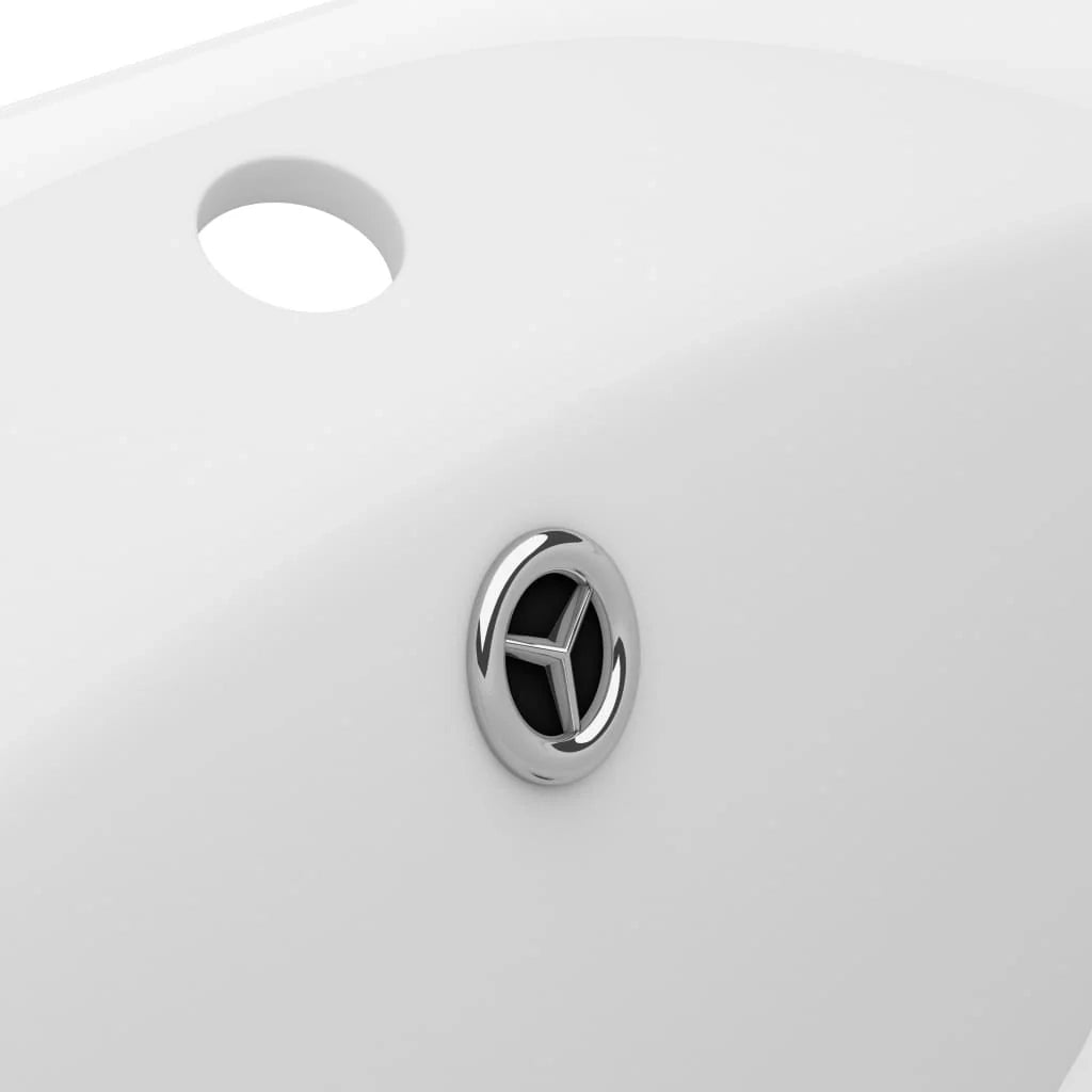 Lavabo ovale di lusso con troppopieno lavabo da appoggio lavabo da bagno arredamento per la casa 58,5 x 39 cm ceramica bianca opaca 02_0002674