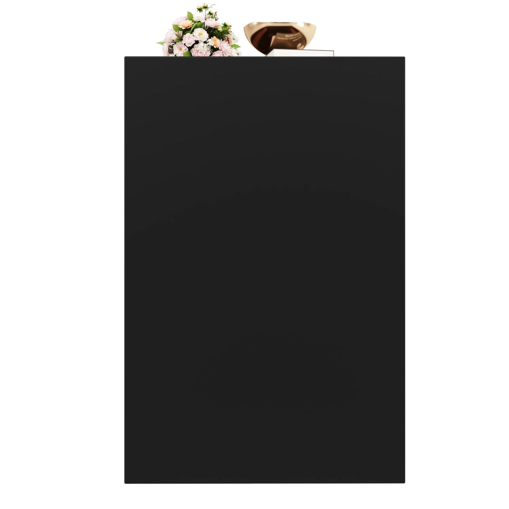 Armadio con cassetti moderno - Zephmum- Nero, luce LED, 6 cassetti