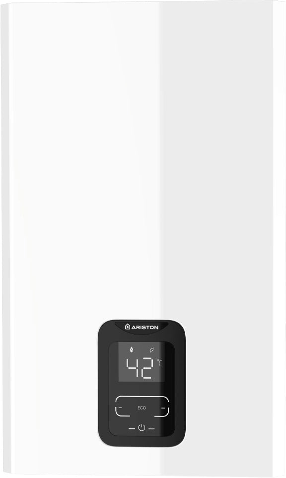 Ariston scaldacqua a gas istantaneo a flusso forzato da 16 l/min (metano) per installazione da interno - 3632433