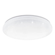 Plafoniera Contemporanea Totari-Z Acciaio Bianco 4 Luci Led Integrato 11,2W Ip20