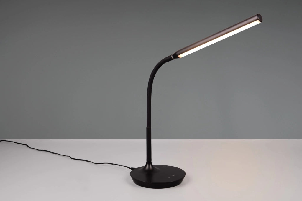 Lampada da scrivania nera LED 5W dimmerabile Toro RL