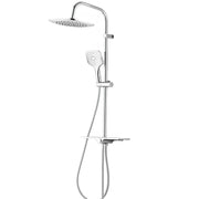 Colonna doccia attrezzata 009 ottone cromato 2 funzioni soffione doccetta quadro *** pezzi 1