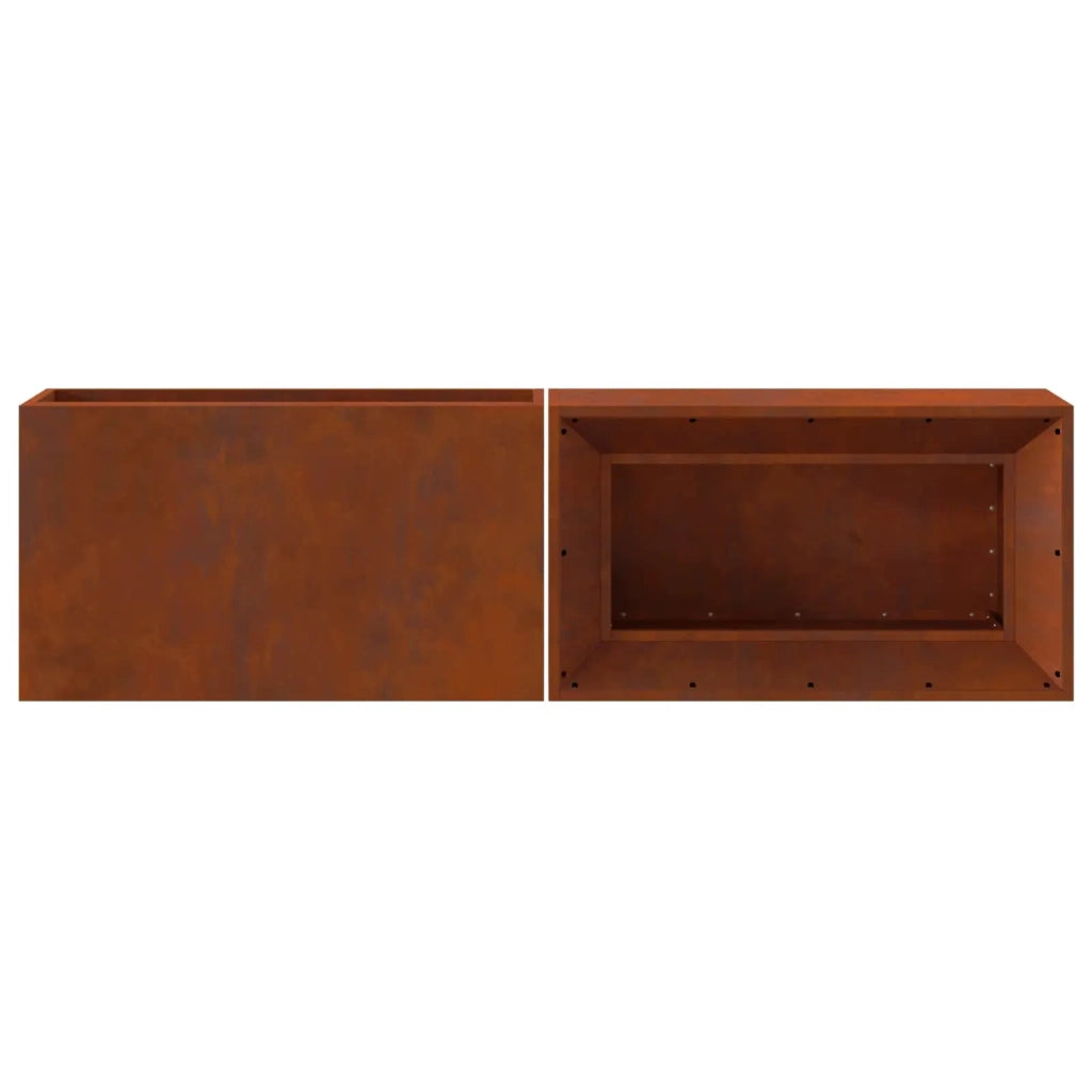 Focolare Marrone 160 x 45 x 35 cm Acciaio CFW6245390