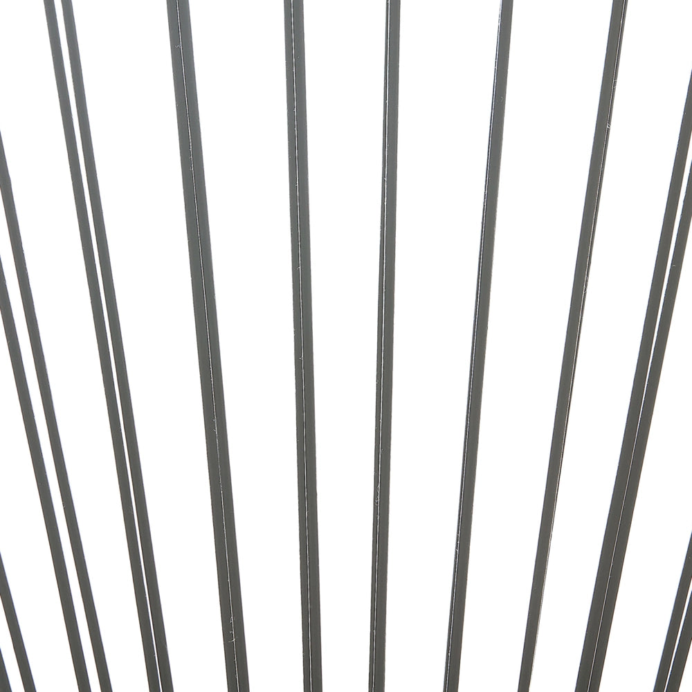 Set di 2 sedie da giardino Papasan in rattan sintetico grigio scuro moderno