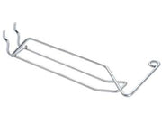 GANCI A 2 FILI CON PORTAPREZZI SEMPLICI PER PANNELLI FORATI- - ø mm.3,8x5x300 l. - 5 pezzi