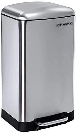 Pattumiera a pedale in acciaio inox da cucina 30 L 12_0000916