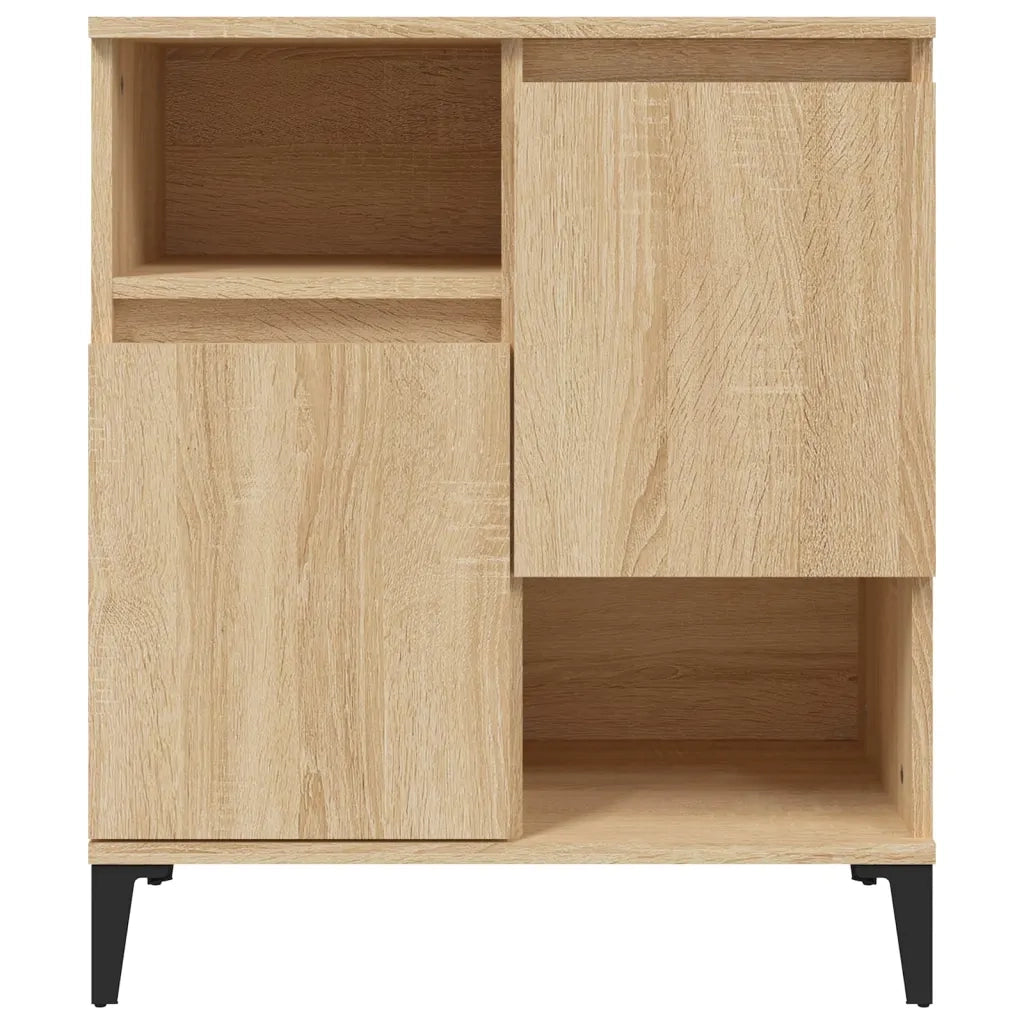 Credenze 2pz Rovere Sonoma 60x35x70 cm in Legno Multistrato 3185730