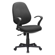 SEDIA DA UFFICIO nero - cm 60 x 58,5 x h. 90,5 / 102  - KASART