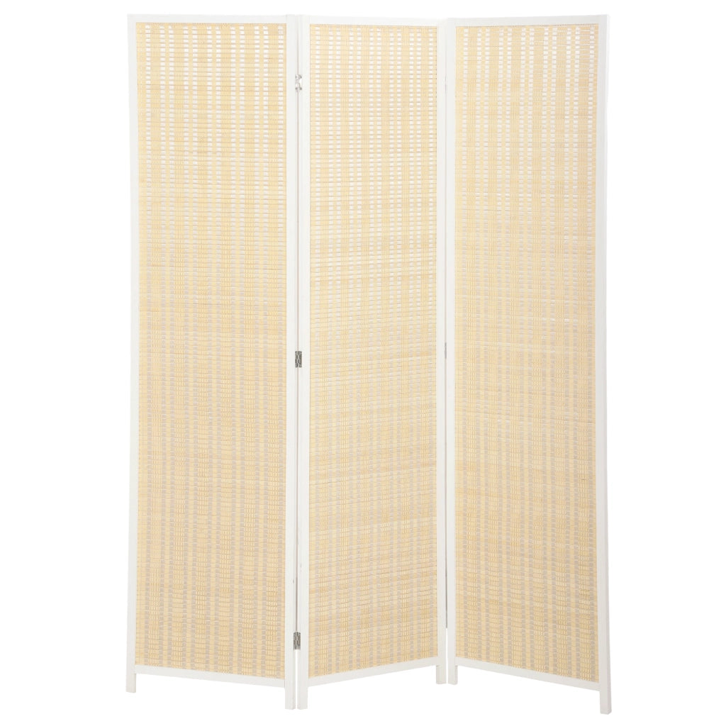 Paravento in legno 3 ante ¨C zephmum ¨C bianco 135x180 cm