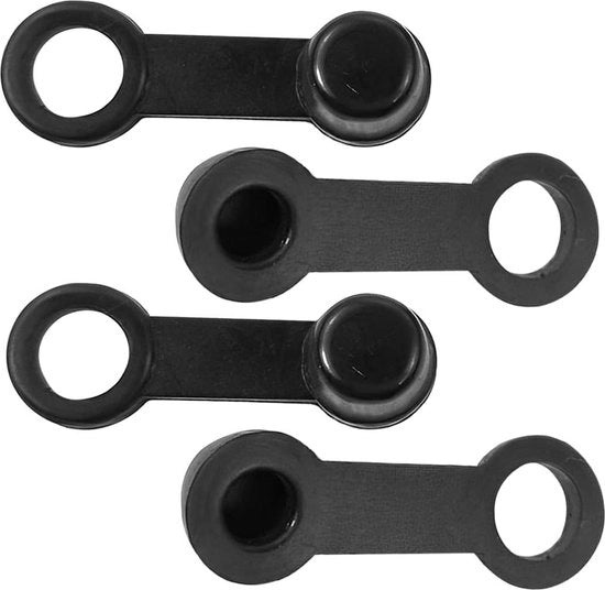 Kit di protezione per freni in gomma - 4 pezzi - bocchette di freno a vite a stella - bocchette di scarico a vite a stella.