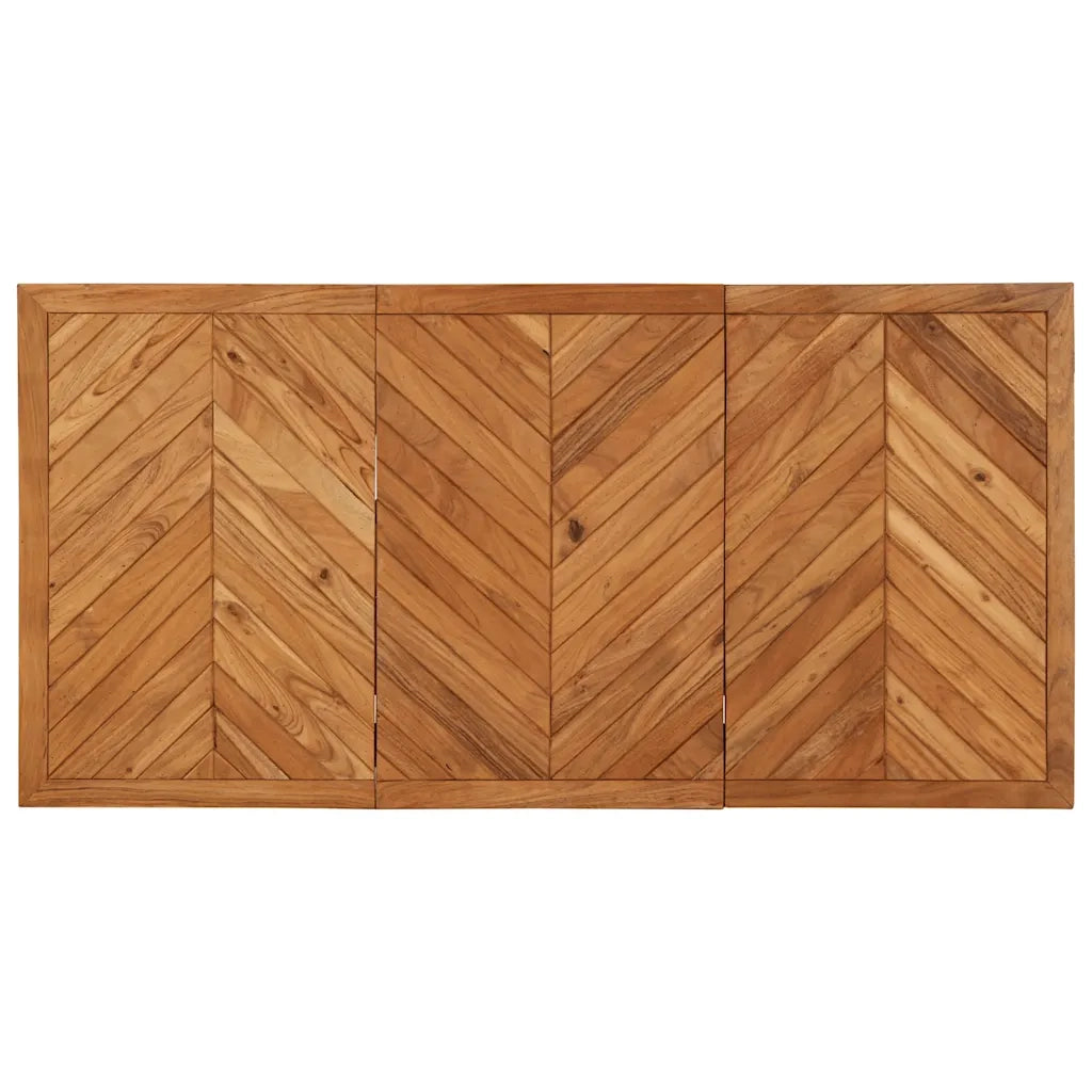 Tavolo da Pranzo 140x70x75 cm in Legno Massello di Acacia 373617