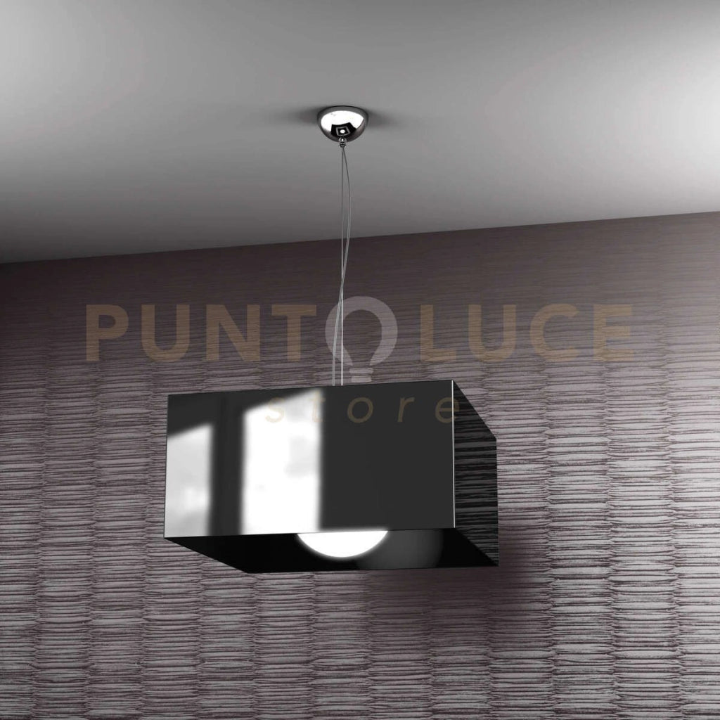 LIFT SOSPENSIONE 1 LUCE ATTACCO E27 IN METALLO NERO