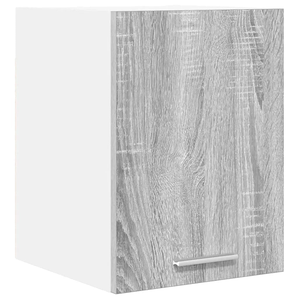 Armadio pensile Grigio Sonoma e Bianco 30 x 31 x 40 cm