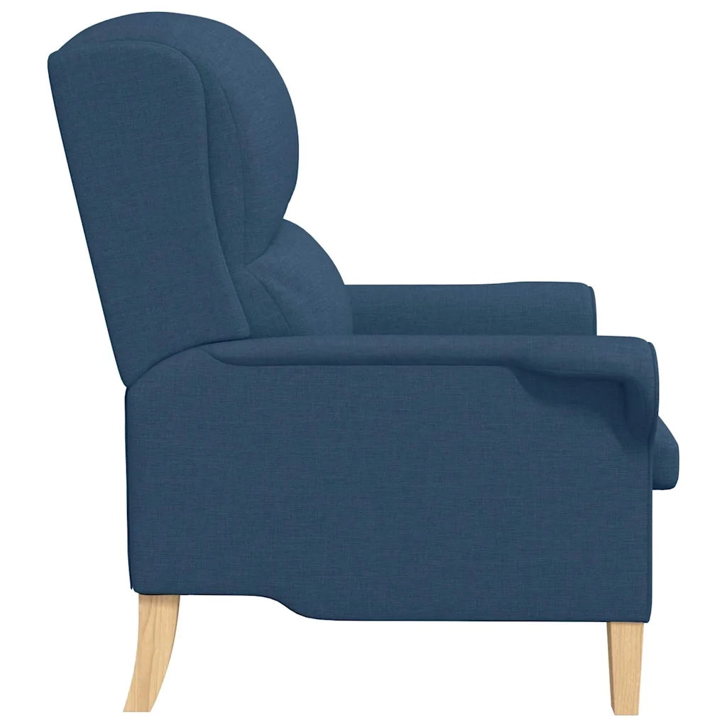 Poltrona-Divano Sedia Blu Tessuto 203380
