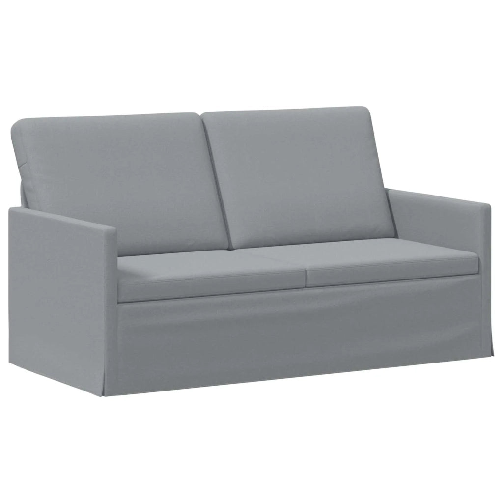 Set di divani 2 pcs Grigio Chiaro Tessuto 3433148