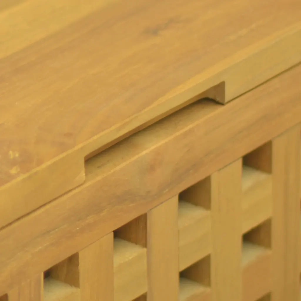 Scatola per Corde 40x40x40 cm in Legno Massello di Teak 338262