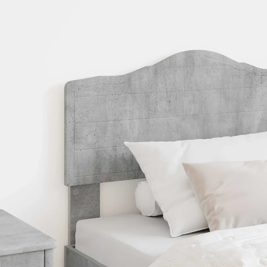 Testiera-Testata-Testiera Decorativa Grigio cemento 90 cm Legno multistrato 828922