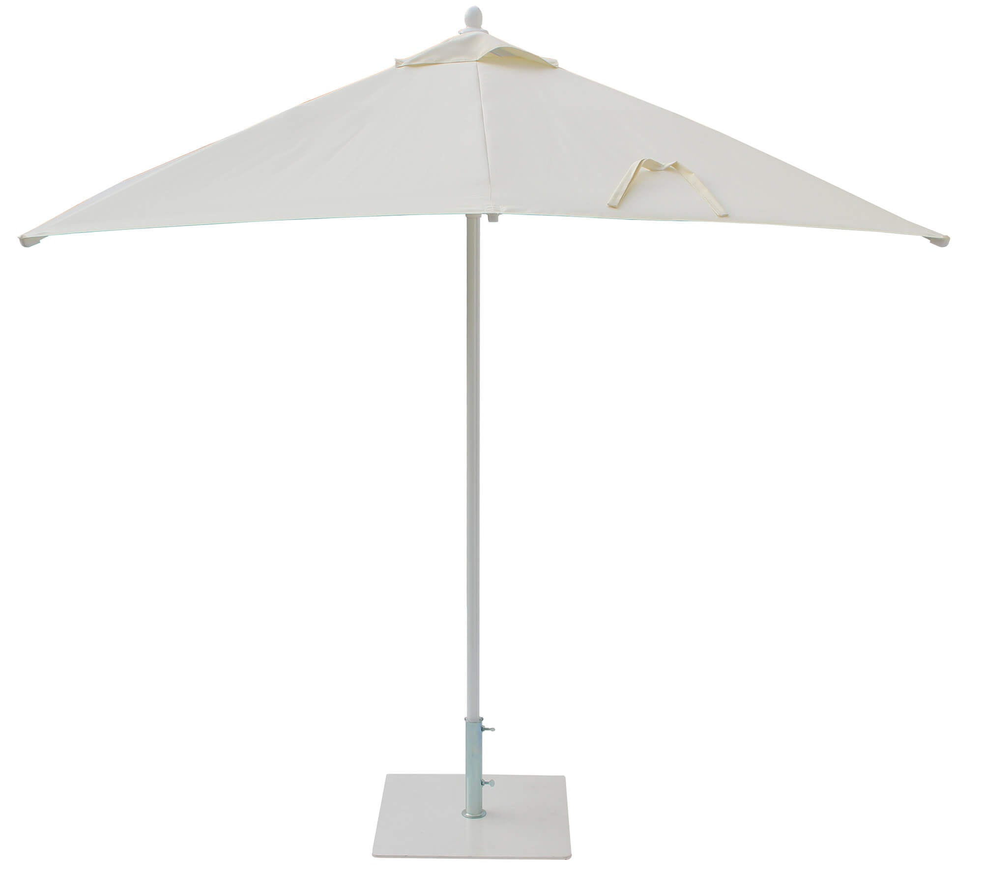 Ombrellone da Giardino 2,25x2,25 m Palo Ø40 mm in Alluminio Maffei Kronos Ecrù