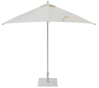 Ombrellone da Giardino 2,25x2,25 m Palo Ø40 mm in Alluminio Maffei Kronos Ecrù