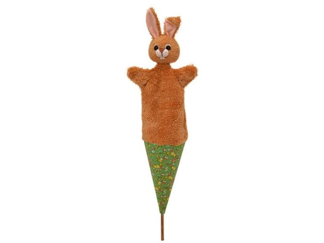 Bass & Bass - Pop up Hand Puppet Bunny - Made in Europe - Vintage Toy