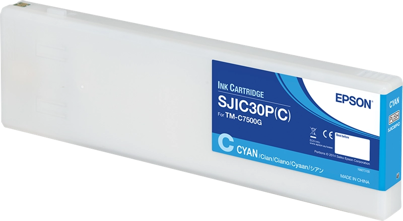 Epson SJIC30P(C): Ink cartridge for ColorWorks C7500G (Cyan)