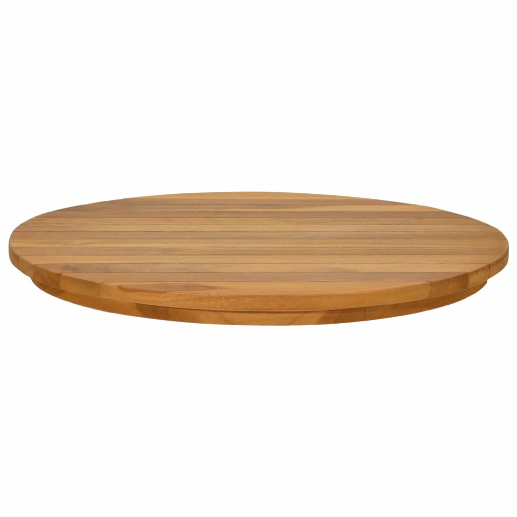 Piano del tavolo Ø 50 x 3,5 Rotondo Legno di teak solido 42033150