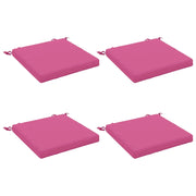 Cuscini per Sedia in 4 Pezzi SOEST 4 pz 100% Poliestere Rosa 944464