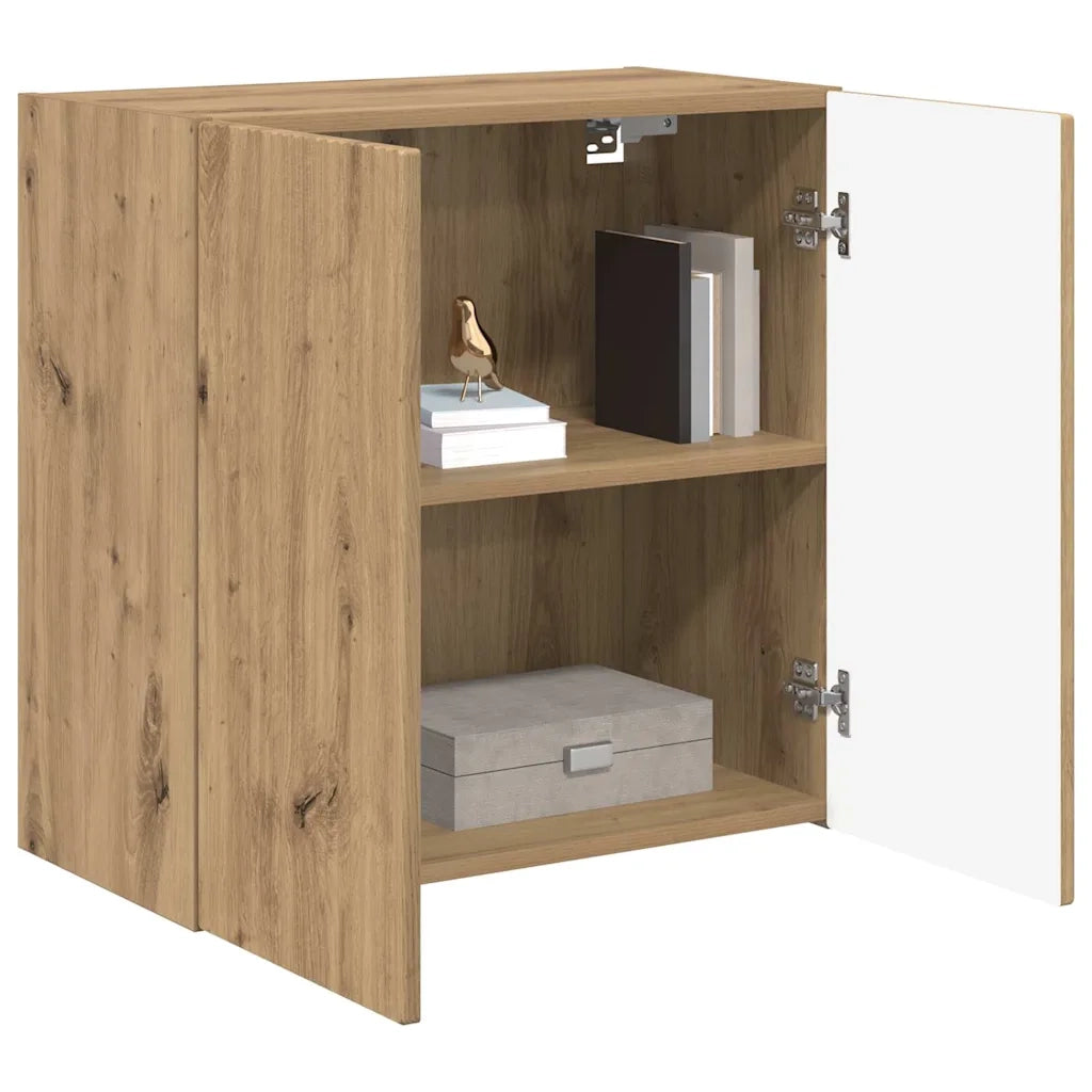 Mobile TV da parete Rovere artigianale 59,5 x 31 x 60 cm 892358
