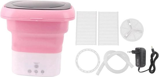 Mini lavatrice pieghevole - Lavatrice portatile potente per capi da bambino e piccoli oggetti
