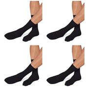 Trade Shop - 12/24 Paia Calzini Uomo Mezza Gamba Tinta Unita Cotone Caldo Taglia Da 40 Alla 46 -