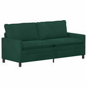 Divano | Divano da soggiorno | Sofa Verde Scuro 196 x 81 x 87,5 cm Velluto