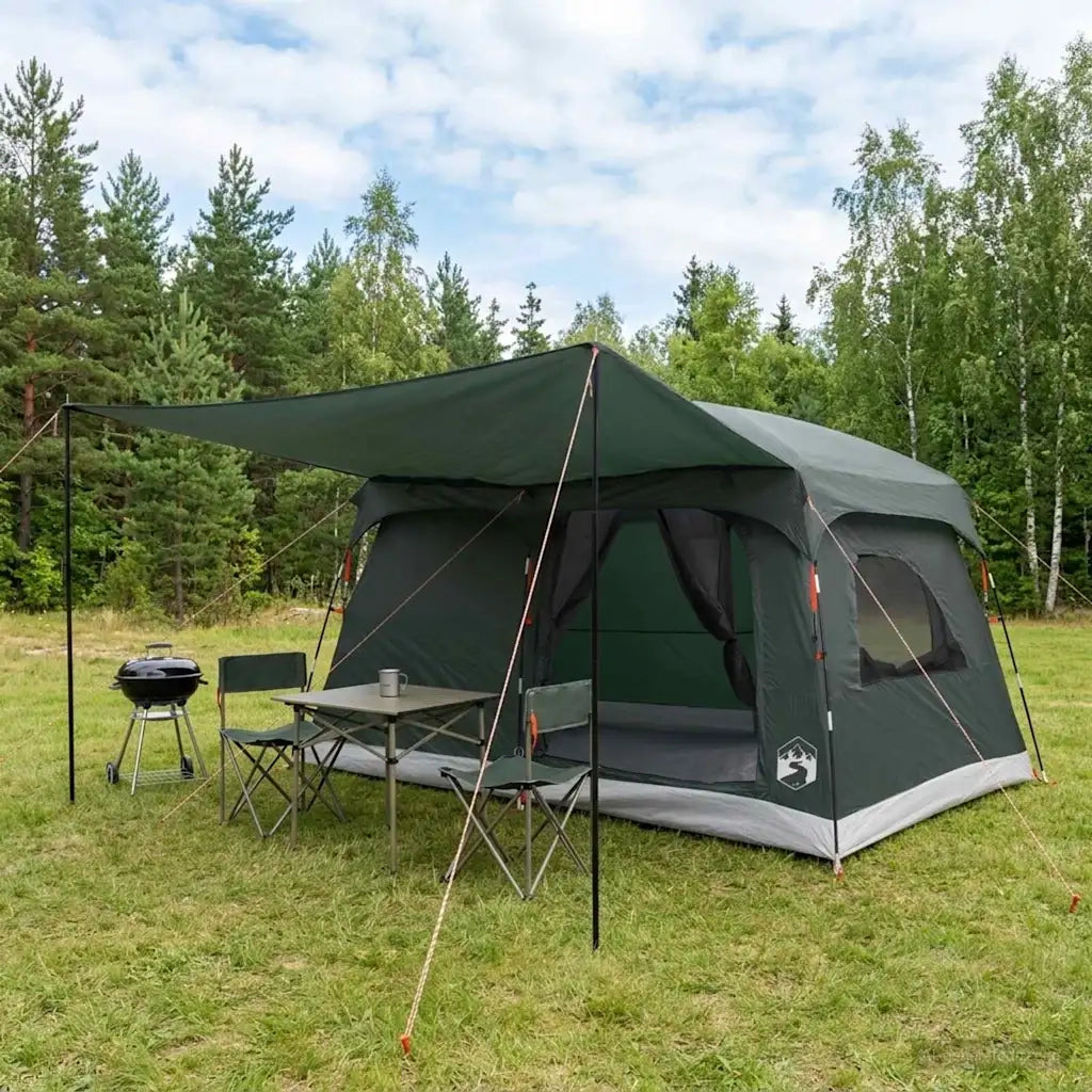 Tenda Familiare Verde militare 320 x 210 x 180 cm Poliestere 42028492