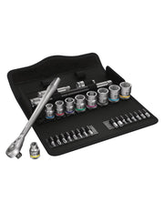 Set di bussole e inserti per avvitare 3/8" WERA 8100 SB 11 Zyklop Metal Imp 3/8" (29 pezzi)