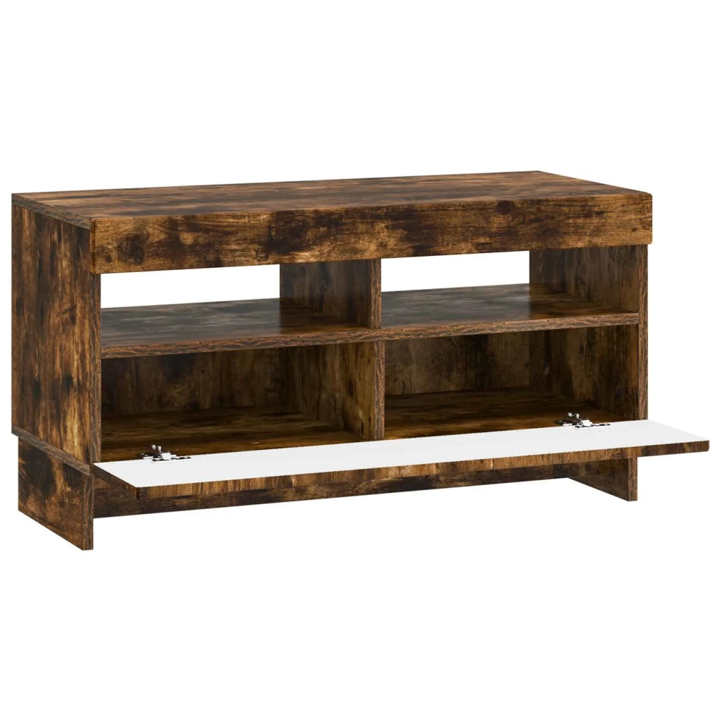 Mobile TV LED Rovere Fumo Legno ingegnerizzato 896120