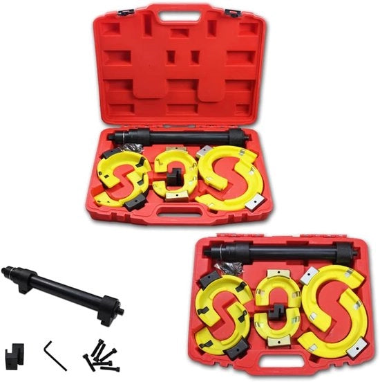 Veicolo Universale con Autosettore per Alzamento e Abbassamento del Chassis - 3 Set di Viti - 15,1 Kilogram - Nero