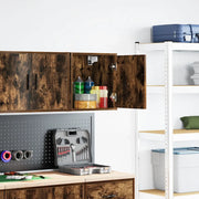 Pensile per Garage Rovere Fumo in Legno Multistrato 860633